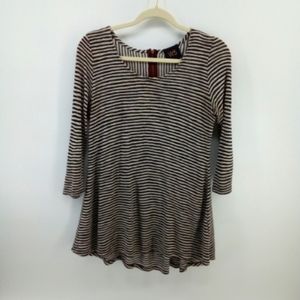 Anthropologie W5 Striped Black White Shirt M